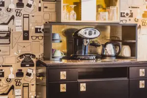 Macchina da caffè su un bancone